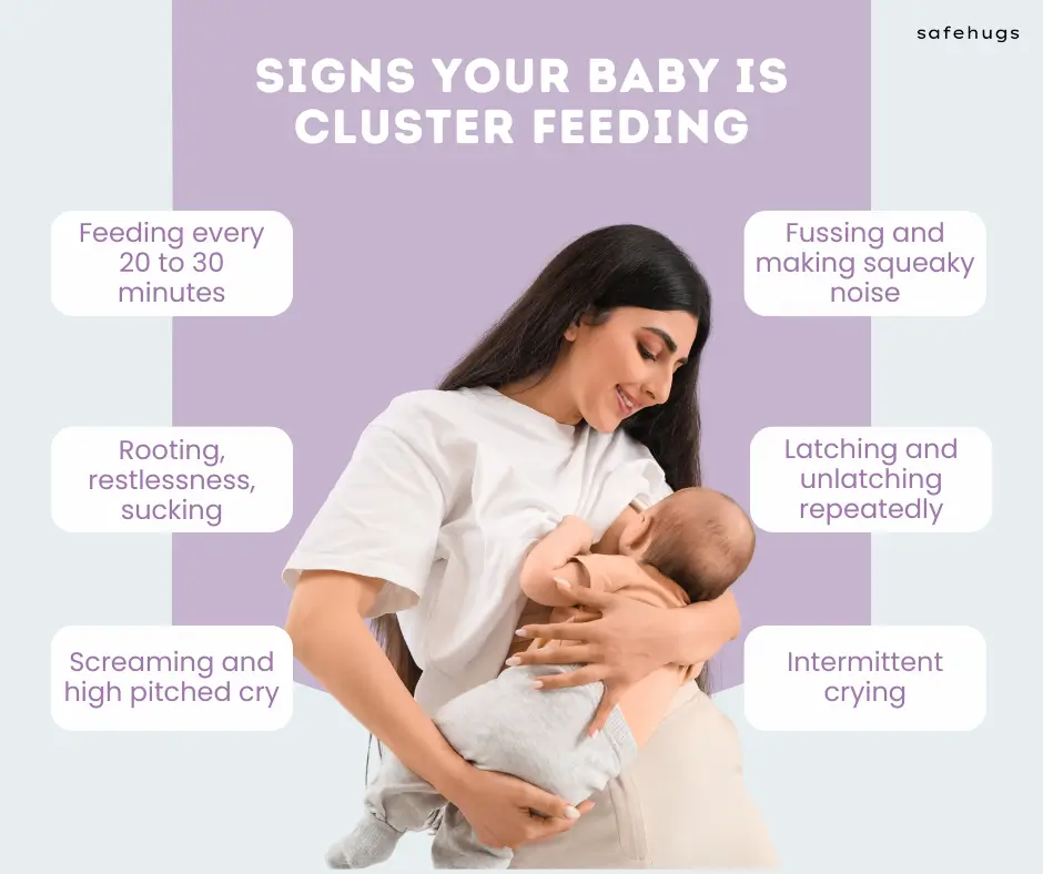 Signs Your Baby is Cluster Feeding 